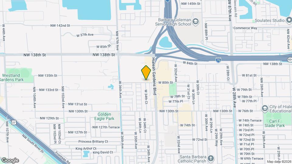 3417 W 80th St Map and Location Details