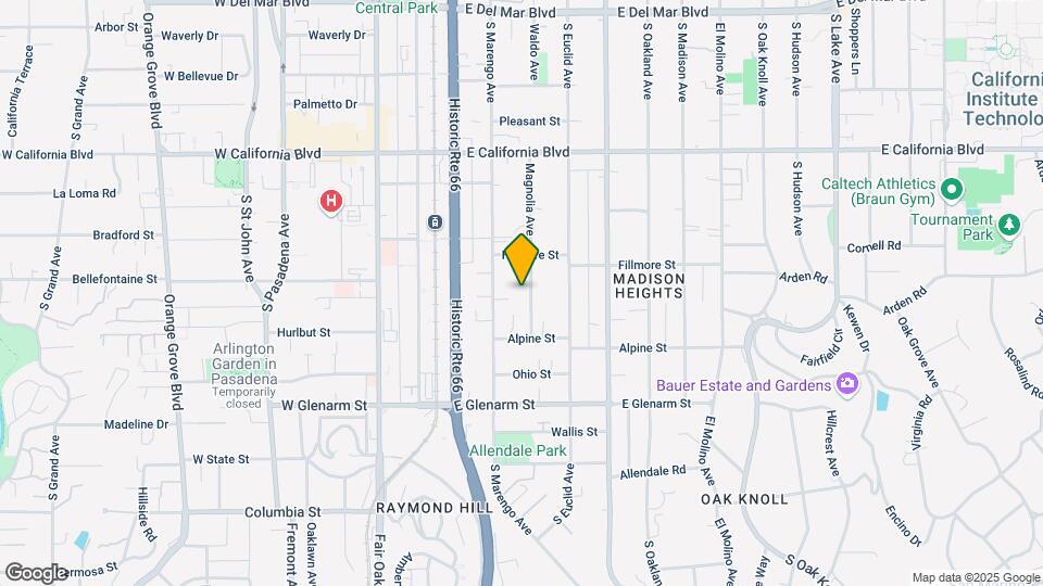 851 Magnolia Ave Mapa y Detalles de la Ubicación