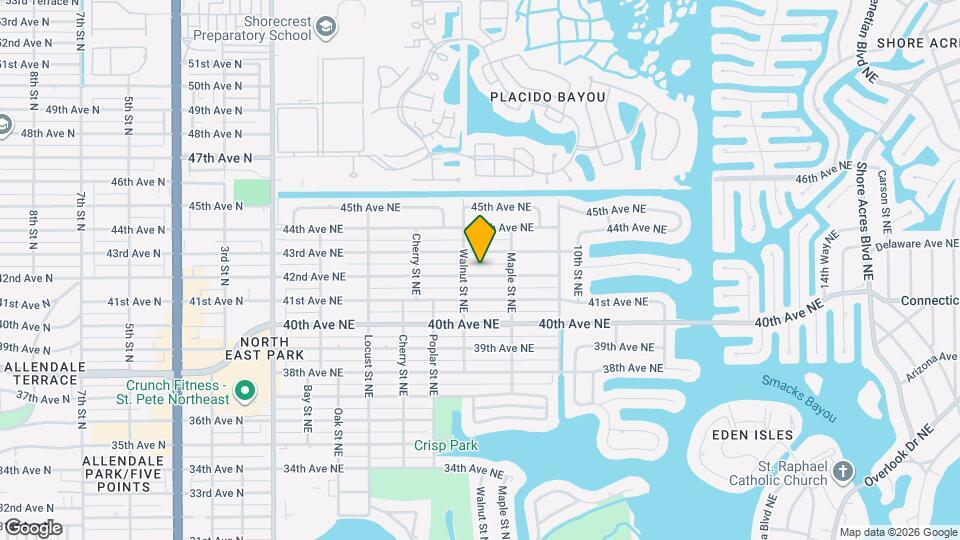 735 42nd Ave NE Map and Location Details