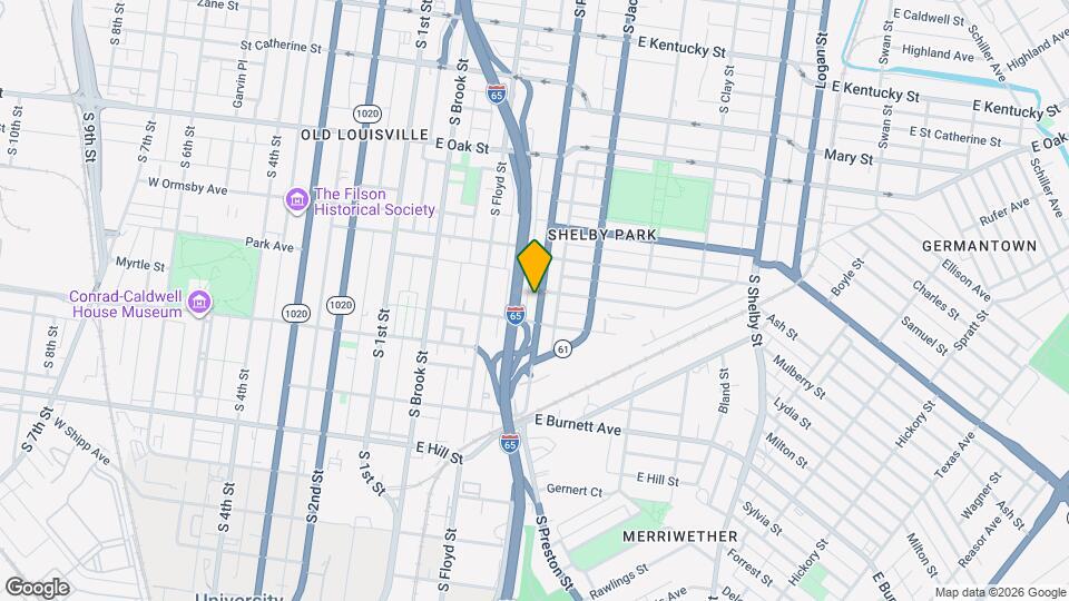 1340 S Preston St Map and Location Details