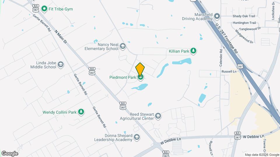1312 Piedmont Dr Mapa y Detalles de la Ubicación