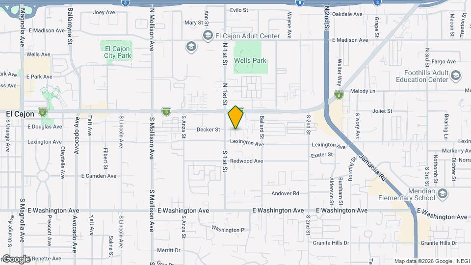 1131 Decker St Map and Location Details