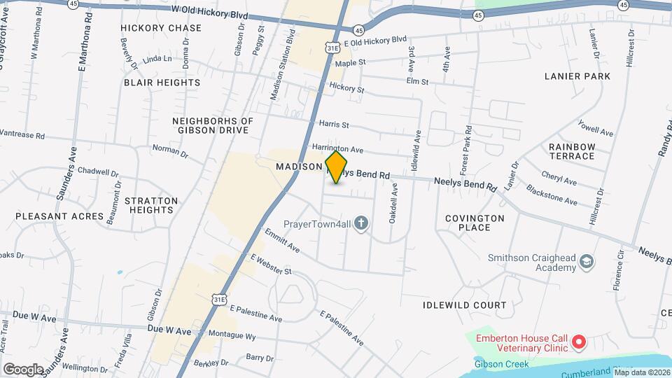 215 Robinwood Ave Map and Location Details