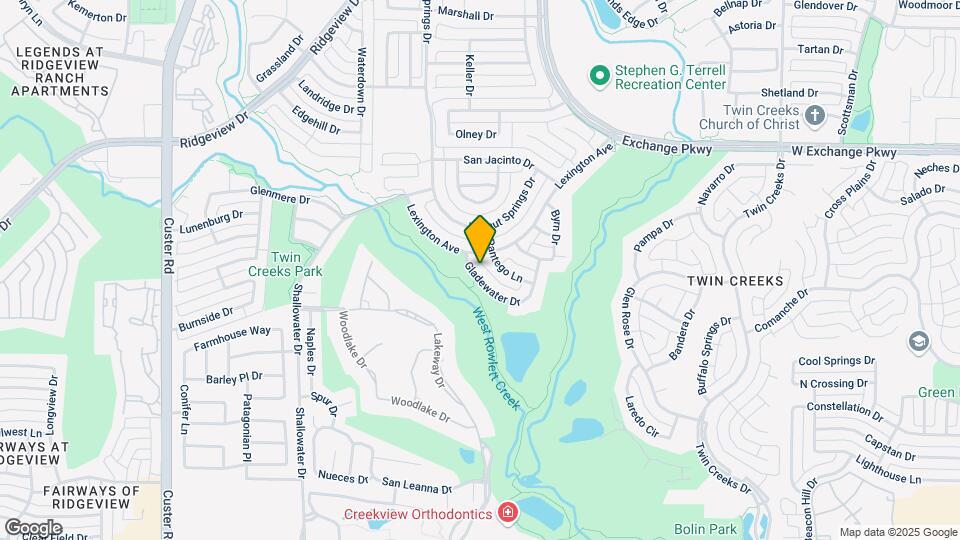 1630 Gladewater Dr Map and Location Details