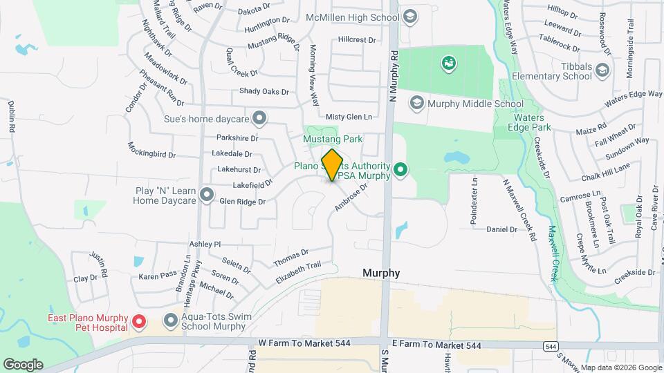 214 Glen Ridge Dr Map and Location Details