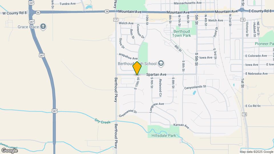 1039 Spartan Ave Map and Location Details