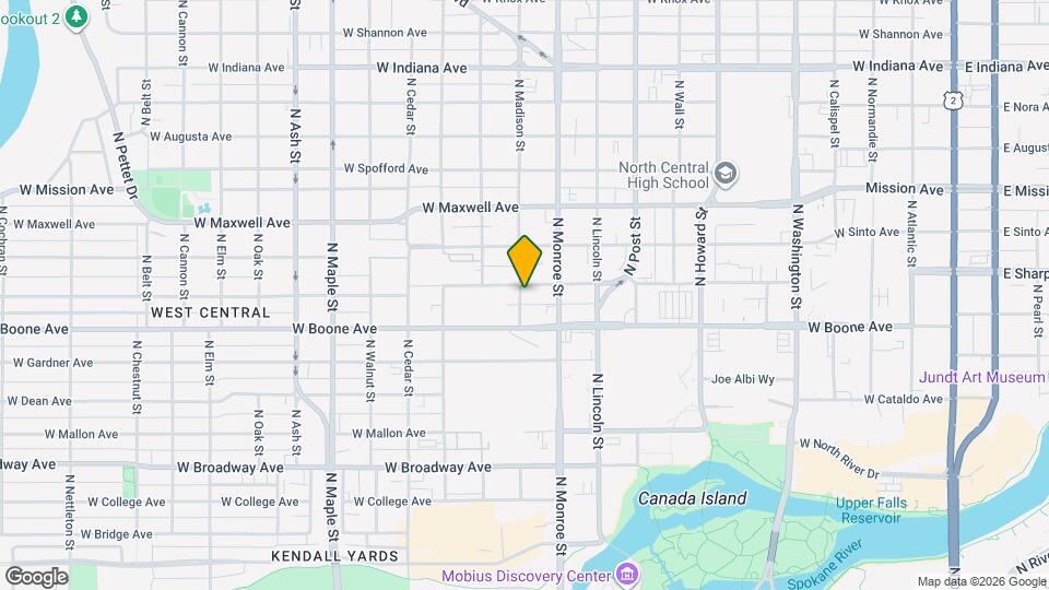 1230 N Madison St Map and Location Details