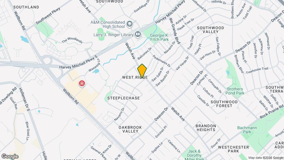 613 Navarro Dr Map and Location Details