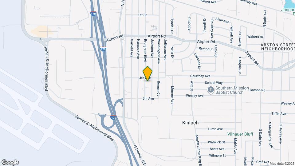 5946 Evergreen Blvd Map and Location Details