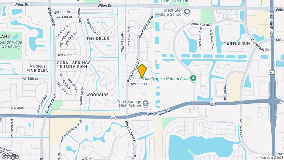 7104 NW 38th Manor Map and Location Details