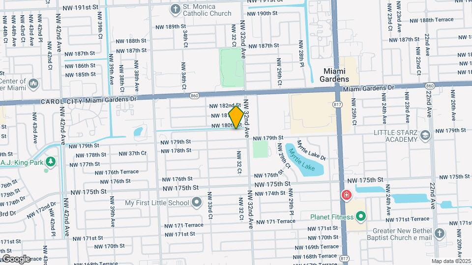 3236 NW 180th St Map and Location Details