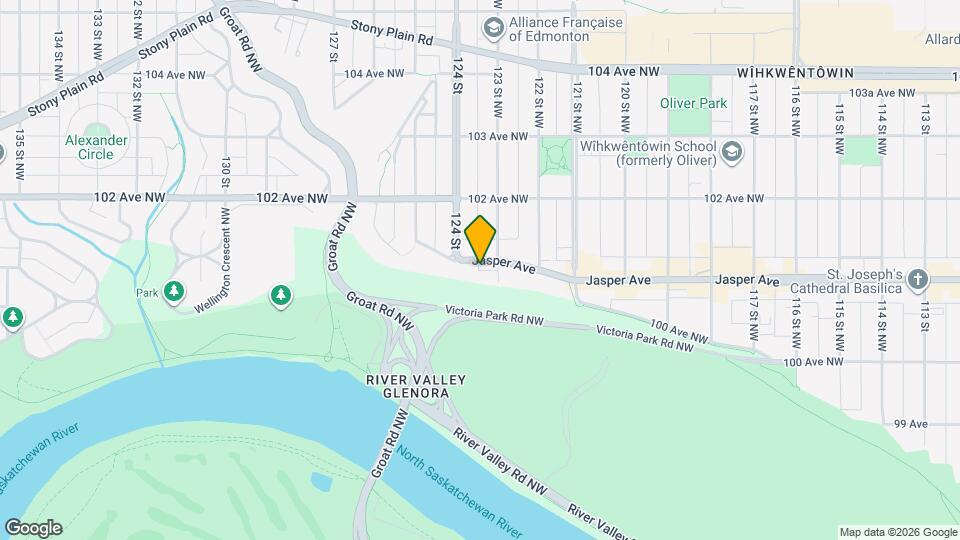 12303 Jasper Av NW Map and Location Details