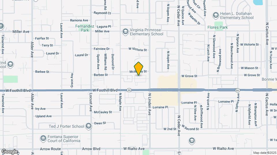 1570 W Ramona Dr Map and Location Details