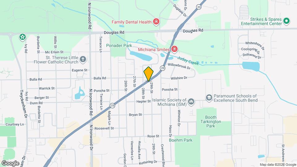 17668 IN-23 Map and Location Details