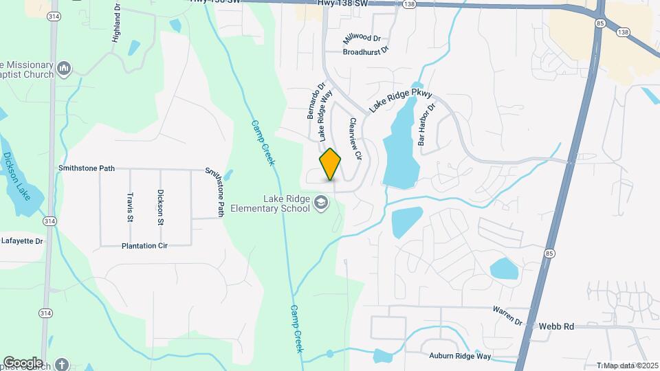 1260 Crestridge Ln Map and Location Details