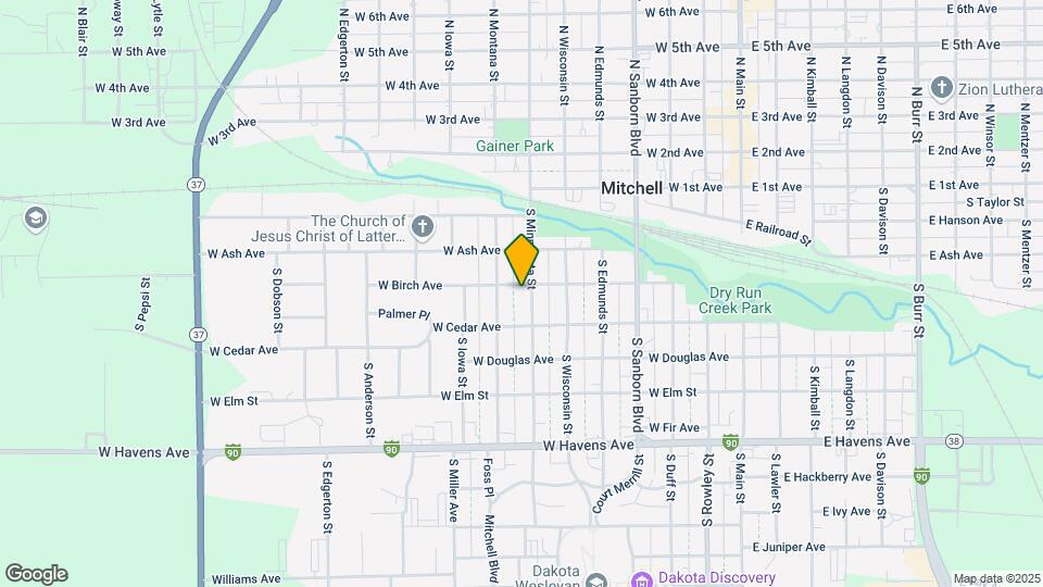 405 S Minnesota St Map and Location Details