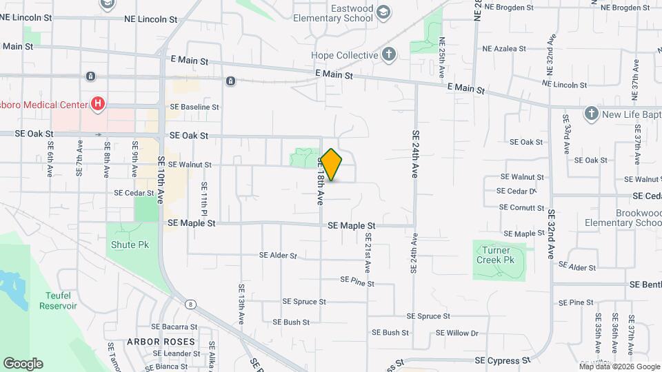 1862 SE Oak Crest Dr Map and Location Details