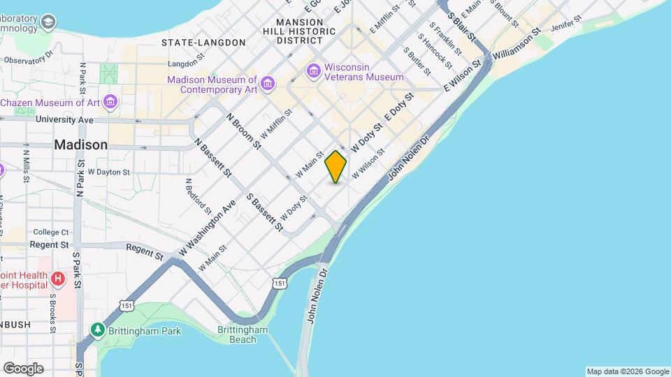 322 W Wilson St, Unit 2 Mapa y Detalles de la Ubicación