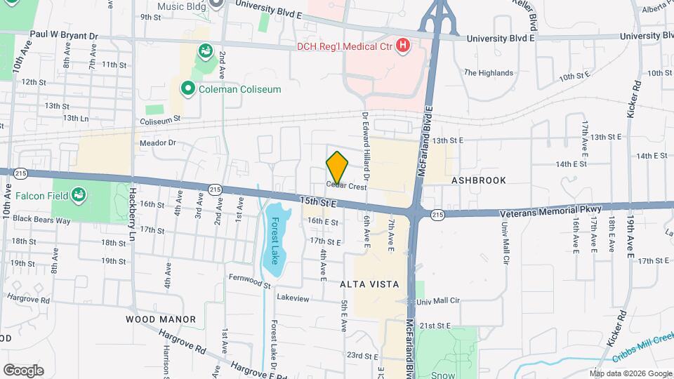 207a Cedar Crest Map and Location Details