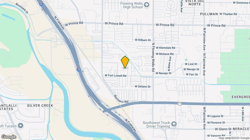 1620 W Farr St Map and Location Details