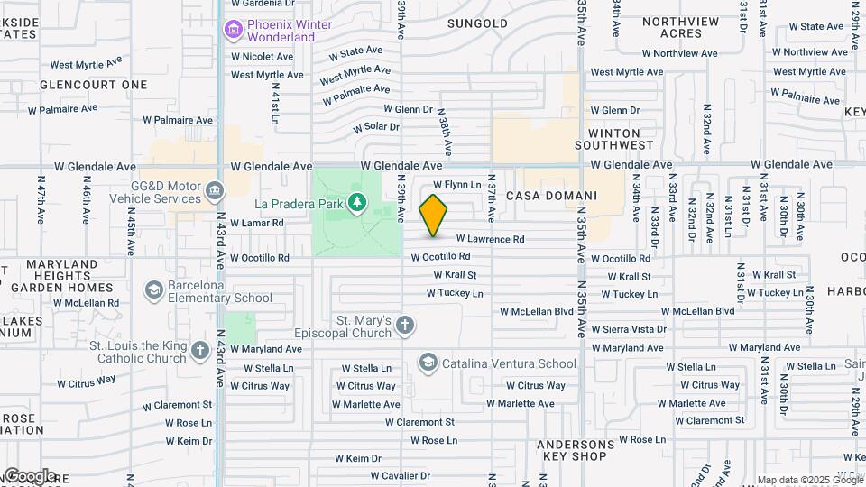 3823 W Lawrence Rd Map and Location Details