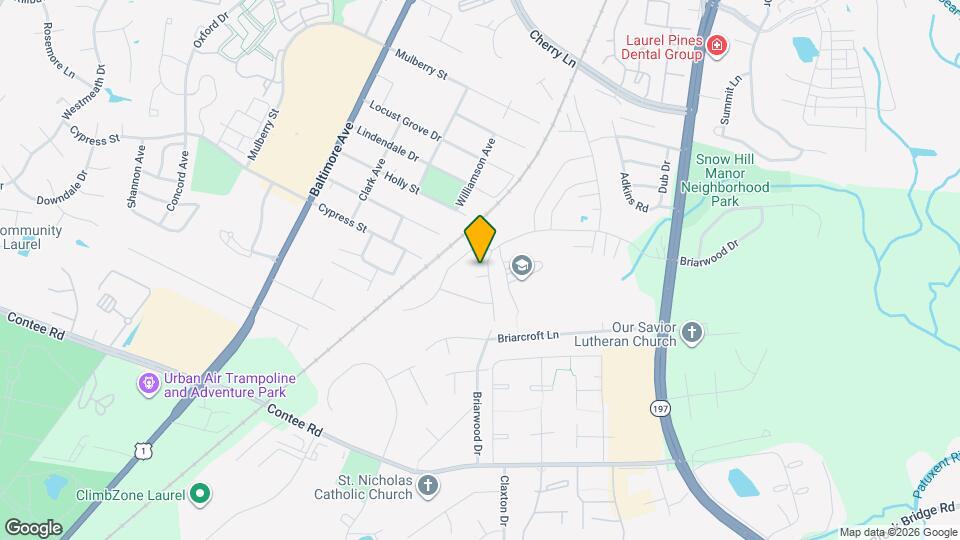 8604 Briarwood Ct, Unit Basement apartment Mapa y Detalles de la Ubicación