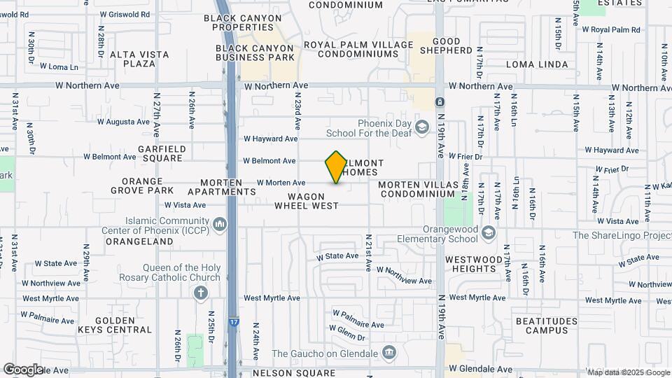 2153 W Morten Ave Map and Location Details