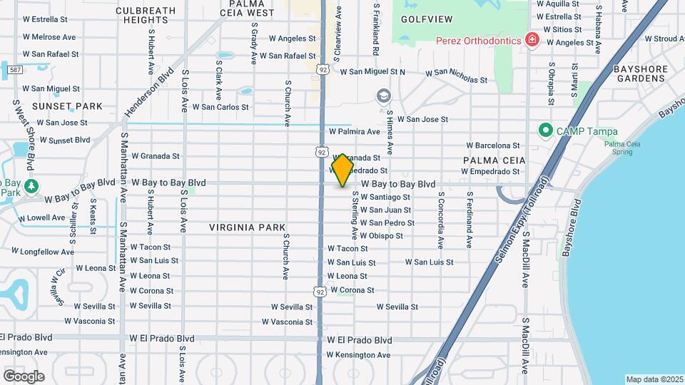 3709 W Santiago St Map and Location Details