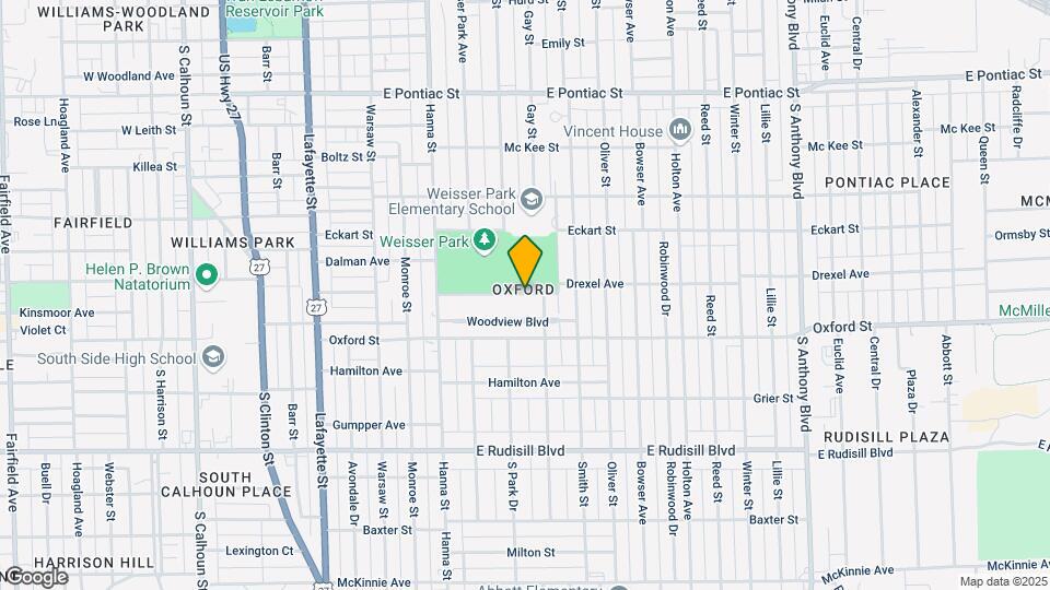 922 Drexel Ave Map and Location Details