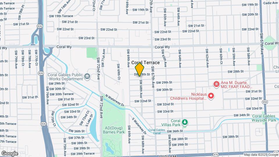 2832 SW 68th Ave Map and Location Details