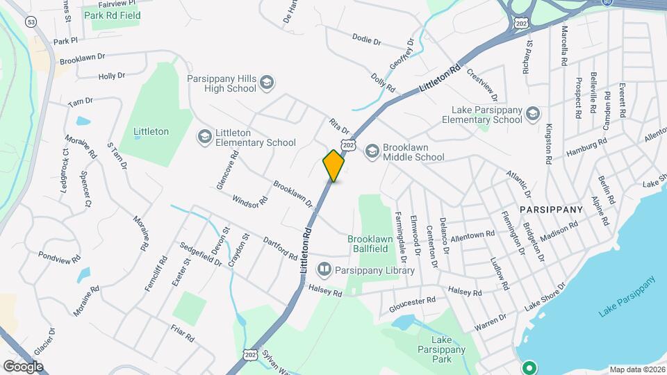 1209 Littleton Rd, Unit B Map and Location Details