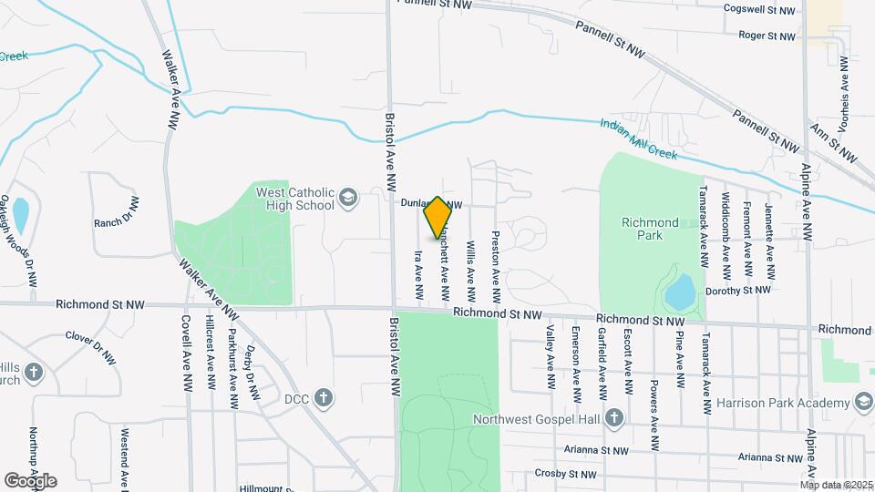 1719 Hanchett Ave NW Map and Location Details