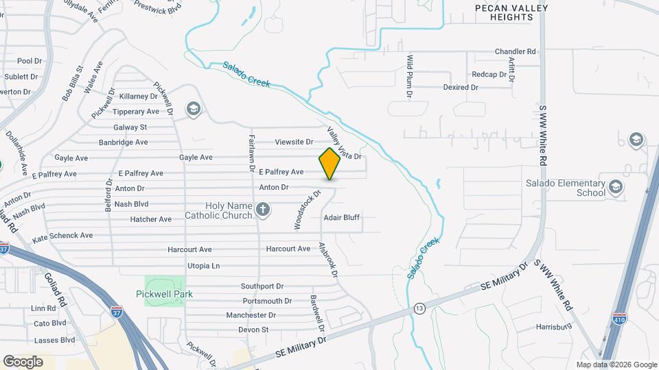 4011 Anton Dr Map and Location Details