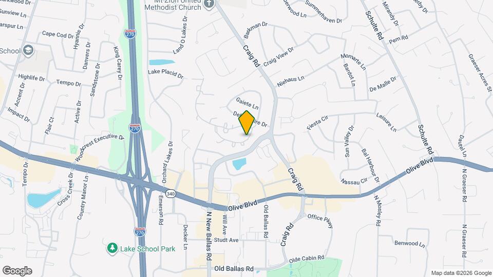 Charter Oak Apartments Map and Location Details
