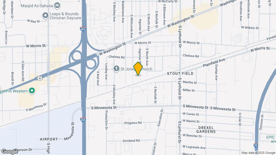 1414 Ingomar St Map and Location Details