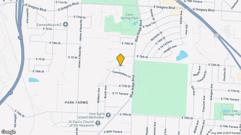 8620 Countryshire Ln Map and Location Details