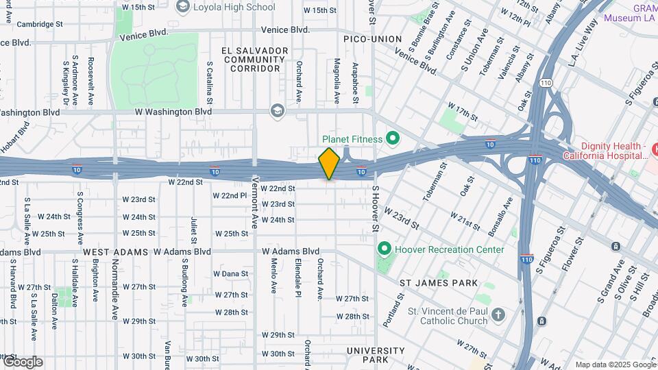Magnolia & 22nd St Mapa y Detalles de la Ubicación