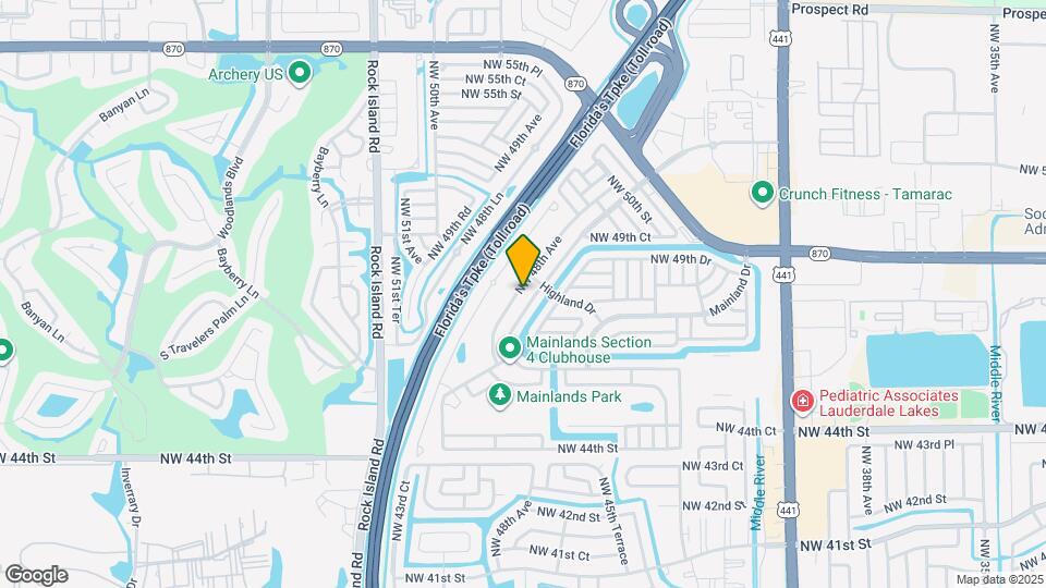 4814 NW 48th Ave, Unit A Mapa y Detalles de la Ubicación