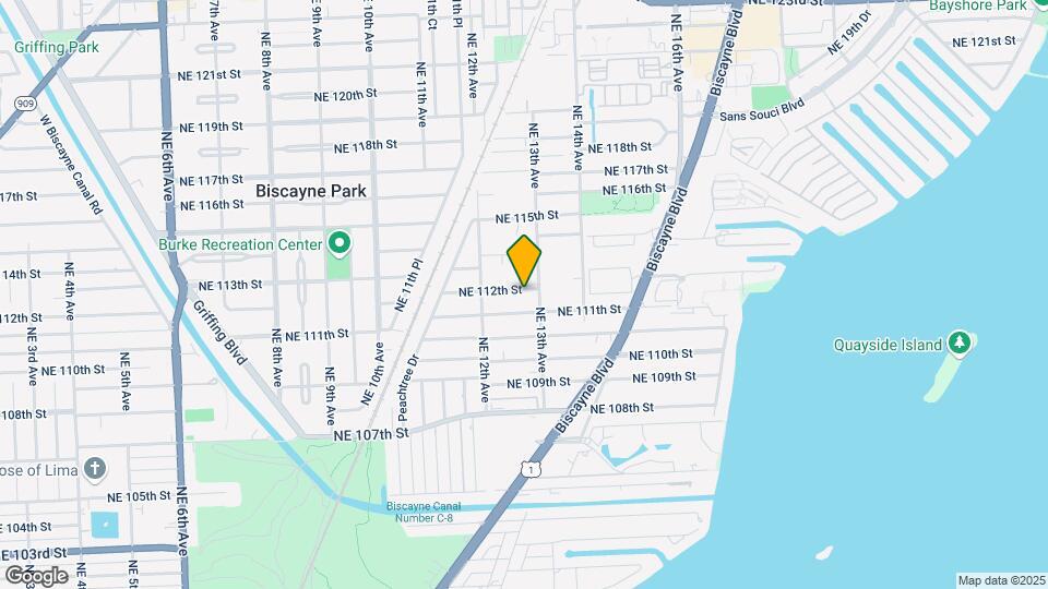 1280 NE 112th St Mapa y Detalles de la Ubicación