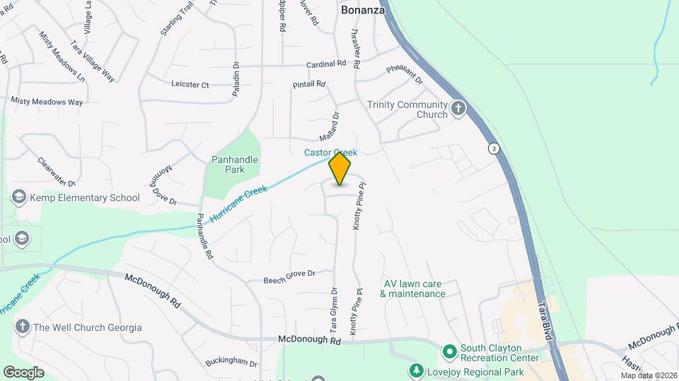 1652 Thorn Ridge Trail Mapa y Detalles de la Ubicación