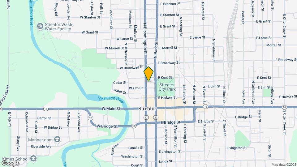 305 N Bloomington St Map and Location Details