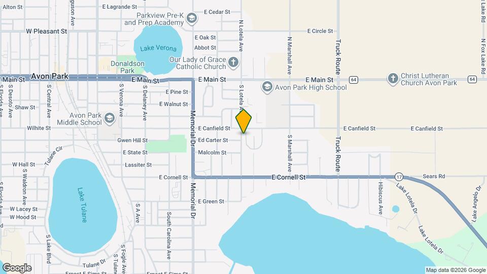 421 Las Palmas Cir Map and Location Details