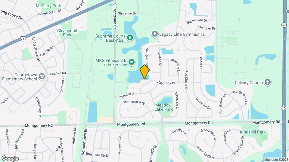 3690 Baybrook Dr Map and Location Details