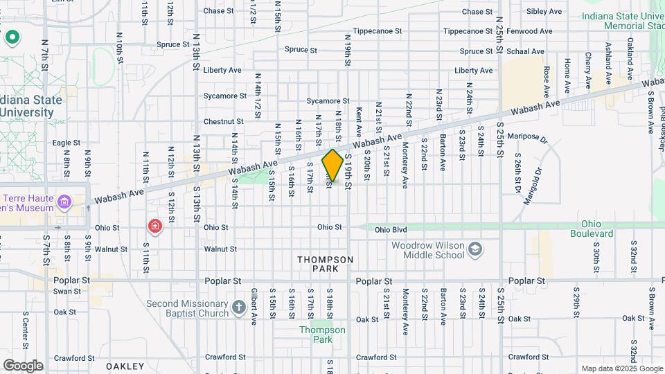1805 Warren St Map and Location Details