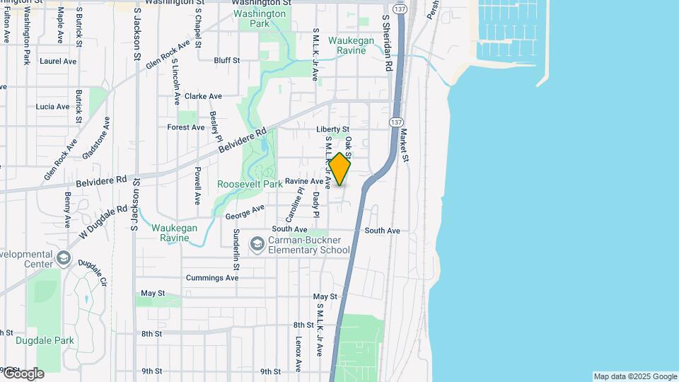 542 Oak St Map and Location Details