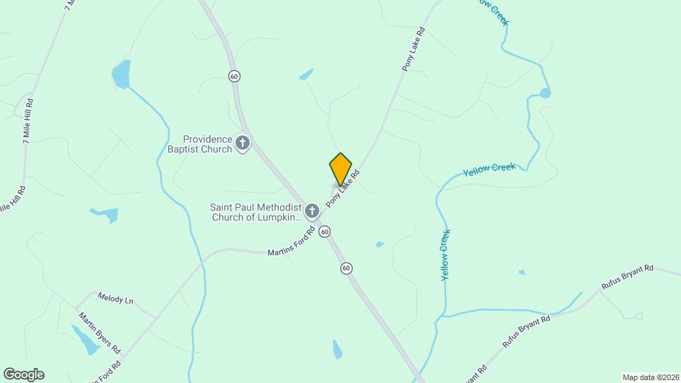 295 Pony Lake Rd Map and Location Details