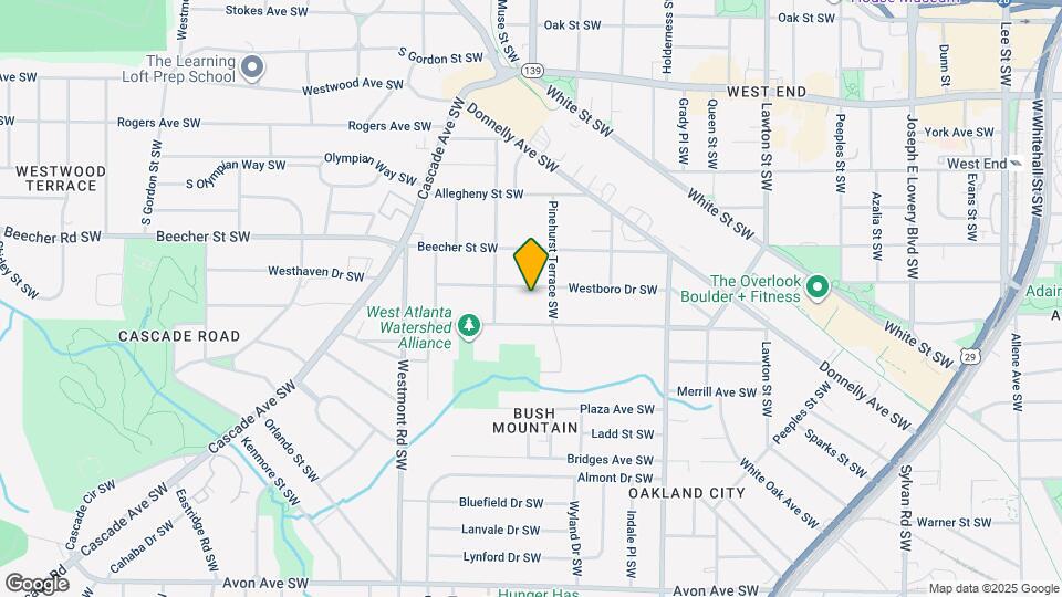 1370 Westboro Dr SW Map and Location Details