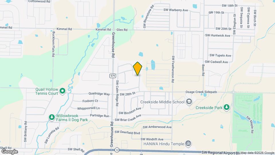 2606 SW Glenn Ridge Rd Mapa y Detalles de la Ubicación