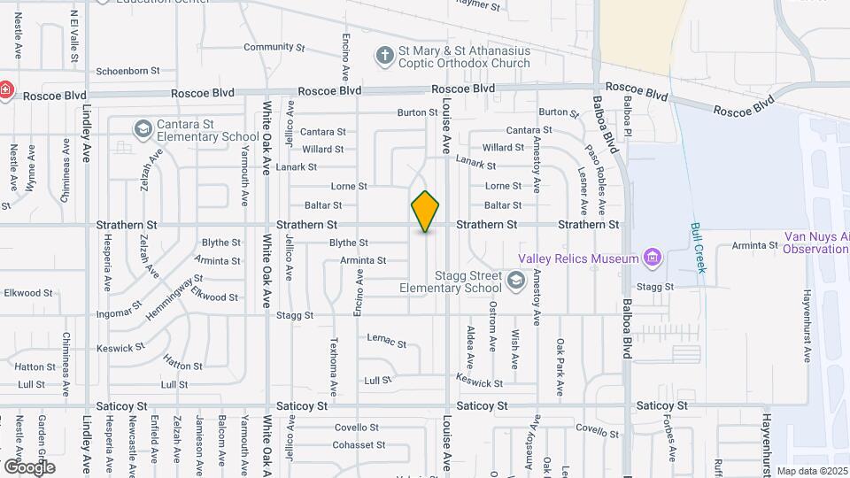 7945 Lasaine Ave Mapa y Detalles de la Ubicación