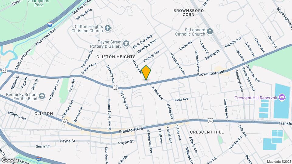 308 N Hite Ave Mapa y Detalles de la Ubicación